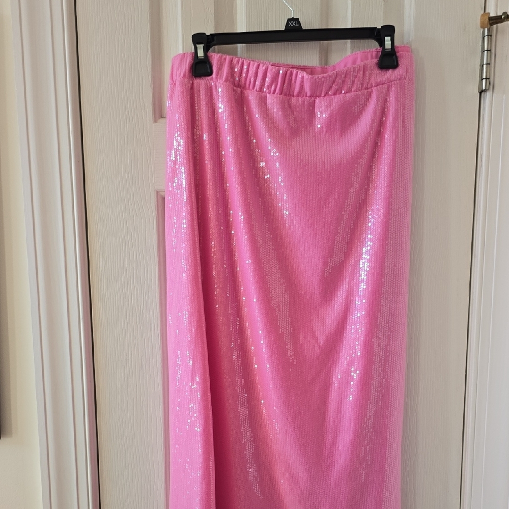 St. John's Bay Pink Sequin Skirt